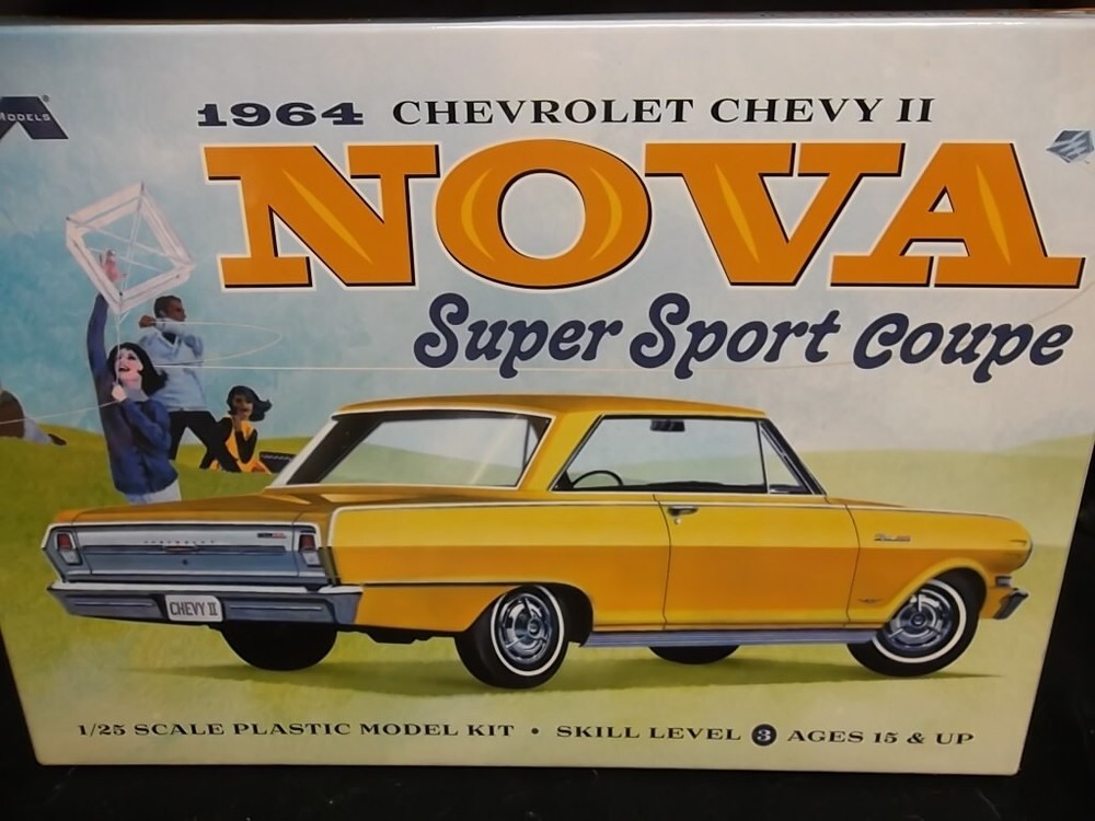 Moebius 2320 — 1964 Chevy II Nova Super Sport Coupe 1:25
