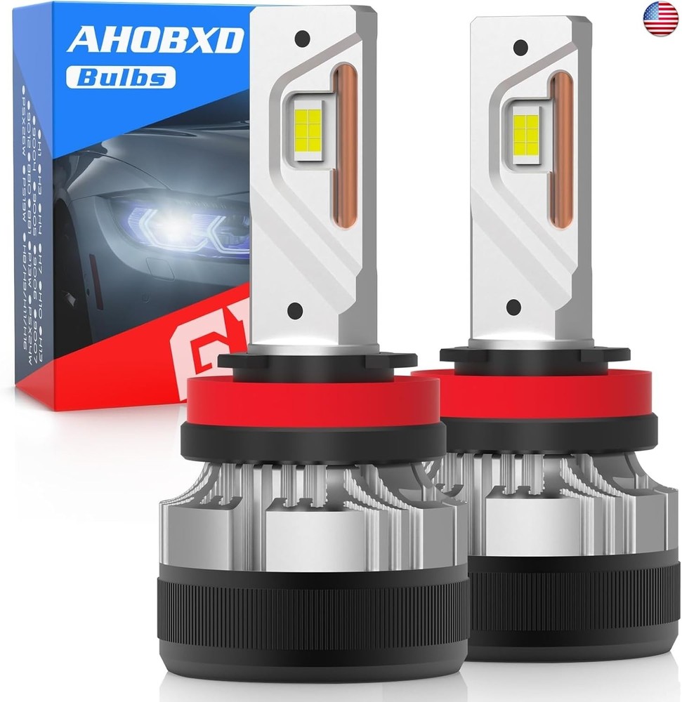 H11 LED Bulbs Super Bright, H8 H9 H16 Bulbs 900% 90000LM Brightness with Fan