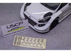 USCP 24A020 1/24 Bonnet Pins Photo-Etched set Upgrade accessories kit