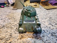 1/35th Scale Tamiya T-34-85 Soviet Armor Tank Model Built