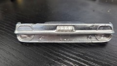 1960 Ford Starliner Rear Screw Bottom Bumper w Molded Lenses Circa 1980’s