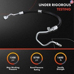 A-Premium Power Steering Pressure Line Hose Assembly Compatible with Ford