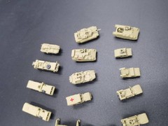 3D Printing 1/450 Us Military Tactical Armored Vehicle Model Package 17 Vehicles