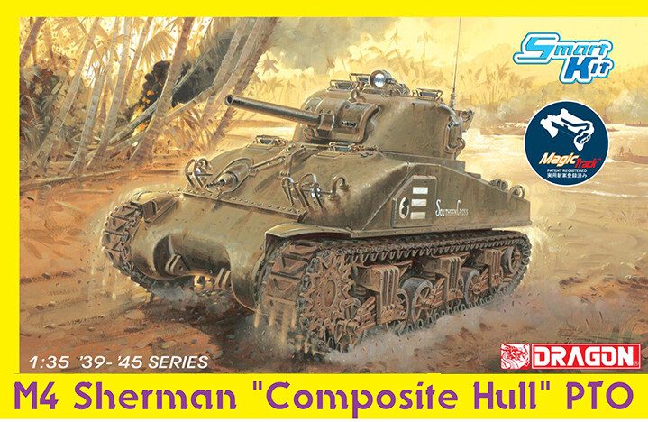 Dragon #6740 1/35 M4 Sherman Composite Hull PTO – Magic Track