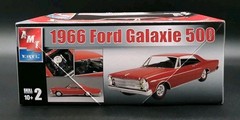 AMT Ertl 1/25 Scale 1966 Ford Galaxie 500 Model Car Kit New Open Box Complete