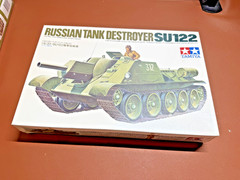 Tamiya 1/35 #35093 SU-122 Russian Tank Destroyer Model Kit 7127
