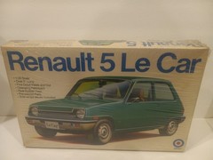 Vintage Renault 5 Le Car Entex Plastic Model Kit Sealed In Box – Extremely RARE!