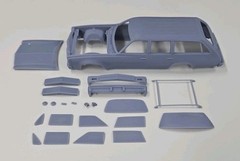 ABS-LIKE RESIN 3D PRINTED 1/25 1974 CHEVY MALIBU WAGON BODY WITH SEPARATE HOOD