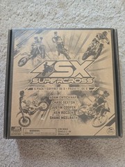 Supercross Authentic 5-Pack of 1:24 Scale Die-Cast Motorcycles with Rider 🔥
