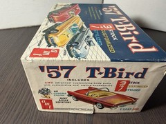 1/25 Vintage AMT ’57 Ford T-Bird.. Customizing Kit #T2257-200 Lightly Started