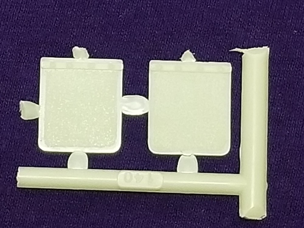 Diamond REO Truck Tractor FRONT MUD FLAPS GUARDS for 1:25 AMT Model Kit