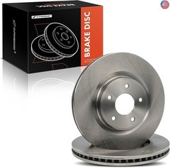 A-Premium 12.60 inch (320mm) Front Vented Disc Brake Rotors Compatible with