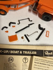 1970s REVELL RIVER RAT Model Kit – Chevy Luv Pickup Boat Trailer BUILT