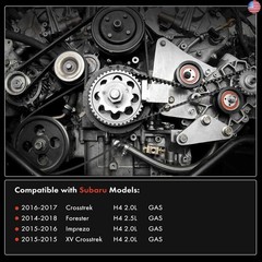 A-Premium Engine Serpentine Belt Drive Kit Compatible with Subaru Forester