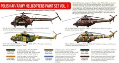 Hataka Hobby Paints POLISH AIR FORCE & ARMY HELICOPTER COLORS Acrylic Paints
