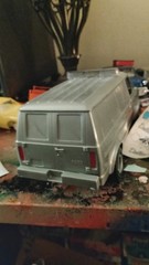 NOS 1979 REVELL DALLAS COWBOYS CHEERLEADERS FORD VAN 1/20 Scale Snap-Together