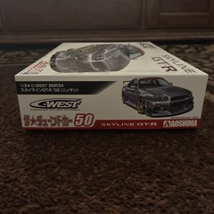 Aoshima 1/24 C-West 2002 NISSAN SKYLINE GTR BNR34 Plastic Model Kit
