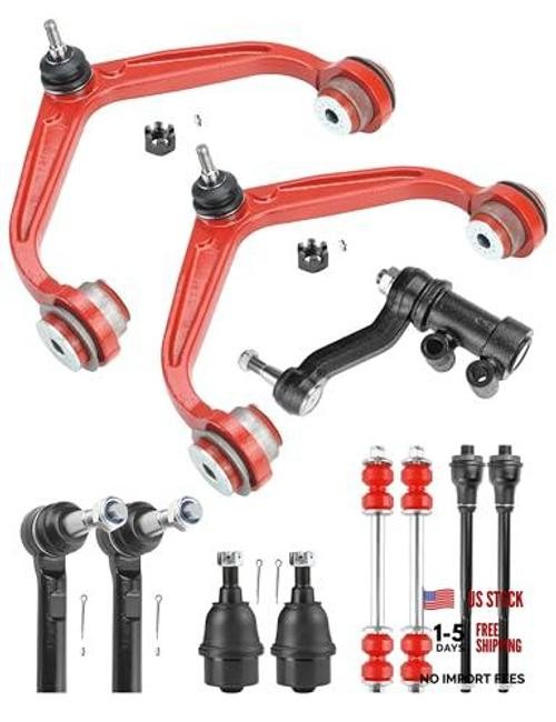 11pc Front End Suspension Kit for 2011-2019 Chevy Silverado GMC 11pc/11-19 Red