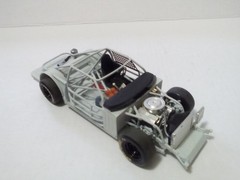 Vintage stock car chassis built model car