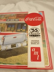 AMT COCA COLA 55 CHEVY CAMEO PICKUP TRUCK MODEL KIT plastic 1:25 Scale AMT1094