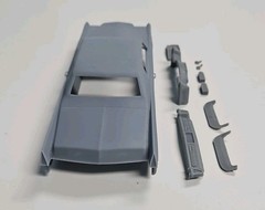 ABS-LIKE RESIN 3D PRINTED 1/25 1970 CADILLAC COUPE DEVILLE BODY SET