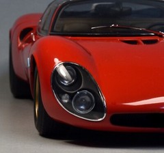 Race Car 1 18 Classic Vintage Racing 24 Custom Concept Carousel Red 12