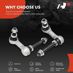 A-Premium 2 x Front RWD Sway Bar Links Stabilizer Bar Links, Fit For Infiniti