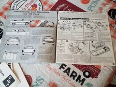 1950 Ford Convertible AMT 3 in 1 Trophy Series Model Car Instructions From 1962