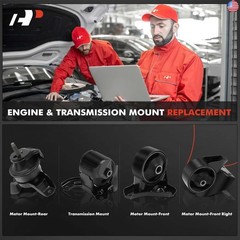 A-Premium 4PCS Engine Motor Mount and Transmission Mount Set [Automatic