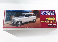 [Unassembled] EBBRO Renault 4L plastic model RENAULT 1/24 Ebro