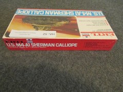 NOS MODEL KITS ERTL US M4-A1 SHERMAN CALLIOPE + REVELL USS IOWA BATTLESHIP LOT-2