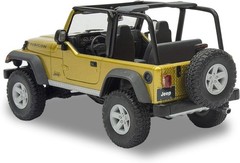 85-4501 Jeep Wrangler Rubicon Model Car Kit 1:25 Scale 92-Piece Skill Level 4…