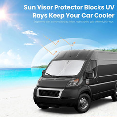 Sunshade for RAM Promaster Windshield Sun Shade for 2014-2025 2026 Dodge RAM Pro