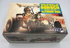 MPC, Wild Willie Borsch, Winged Express, Altered Rod, 6066, Model Kit, Open Box.