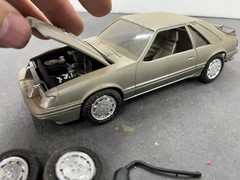 C6 MPC Ford Mustang SVO FOX BODY built Vintage Car model 1/25 McM.