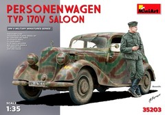 MiniArt Models 1/35 Personenwagen Typ 170V Saloon with Figure