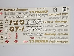 Fred Cady 462 Mercury Cyclone GT-1 Comet Decal Sheet 1/25