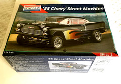 Revell Monogram ’55 Chevy Street Machine Model Car Kit 1:24 1995- SEALED