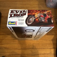 EVIL IRON CUSTOM CHOPPER TRIKE MODEL KIT REVELL MODELS 1/8 SCALE NEW LOOK COOL!!