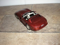 NICE Vintage 1/24 1/25 Detailed Dodge Viper RT-10 Sport Car Red w White interior
