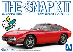 AOSHIMA Aoshima 1/32 Toyota 2000Gt (Solar Red) 05-C Snap Kit 05-B 2020