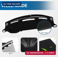 Dash Cover for 2009-2018 Dodge Ram 1500 2500 3500 Non Slip Dashboard Mat KUST