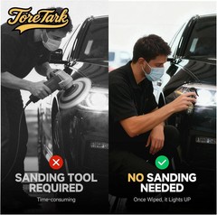 Toretark Headlight Restoration Kit – No-Sanding, Restore Yellowed, Foggy Headlig