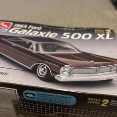 1965 Ford Galaxie 500 XL Plastic AMT 6467 Model Kit 1:25 Scale Never Built