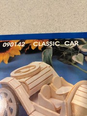 Harbor Freight Tools CLASSIC CAR Wooden MODEL KIT #090142 Brand NEW & Sealed!