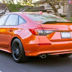 Smoked Housing Full LED Rear Reflector Fog DRL Kit for Honda Civic 11th