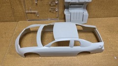 CHEVY Monte Carlo Stock Car BODY CHASSIS HOOD & MORE 1:25 AMT model kit PARTS
