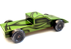 Stunning Pinewood Derby Car! Ultra Fast with Serious Trophy Potential !!