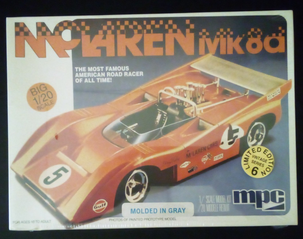 VTG 1998 MPC MODEL KIT MCLAREN MK8D FACTORY SEALED F1 FORMULA ONE RACE CAR
