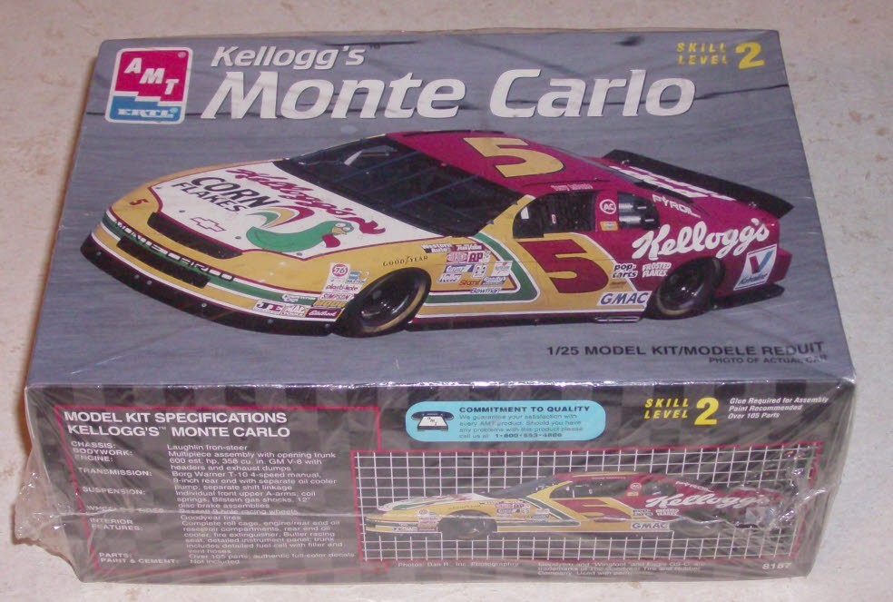 AMT 1:25 #8187 Kellog’s Monte Carlo Labonte New Factory Sealed